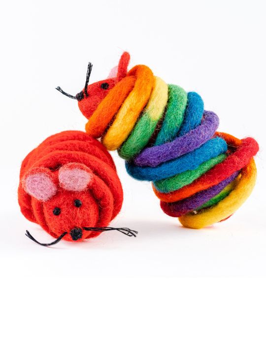 LAST DAY 49% OFF🐀🐱 Wool Mouse Tail Cat Toy