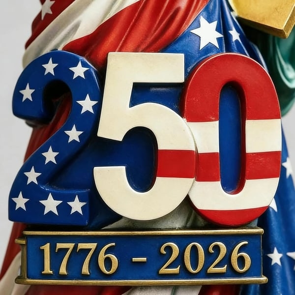 US 1776–2026 Liberty Statue🗽 Celebrate 250 Years of Freedom in Bold American Style 🔥