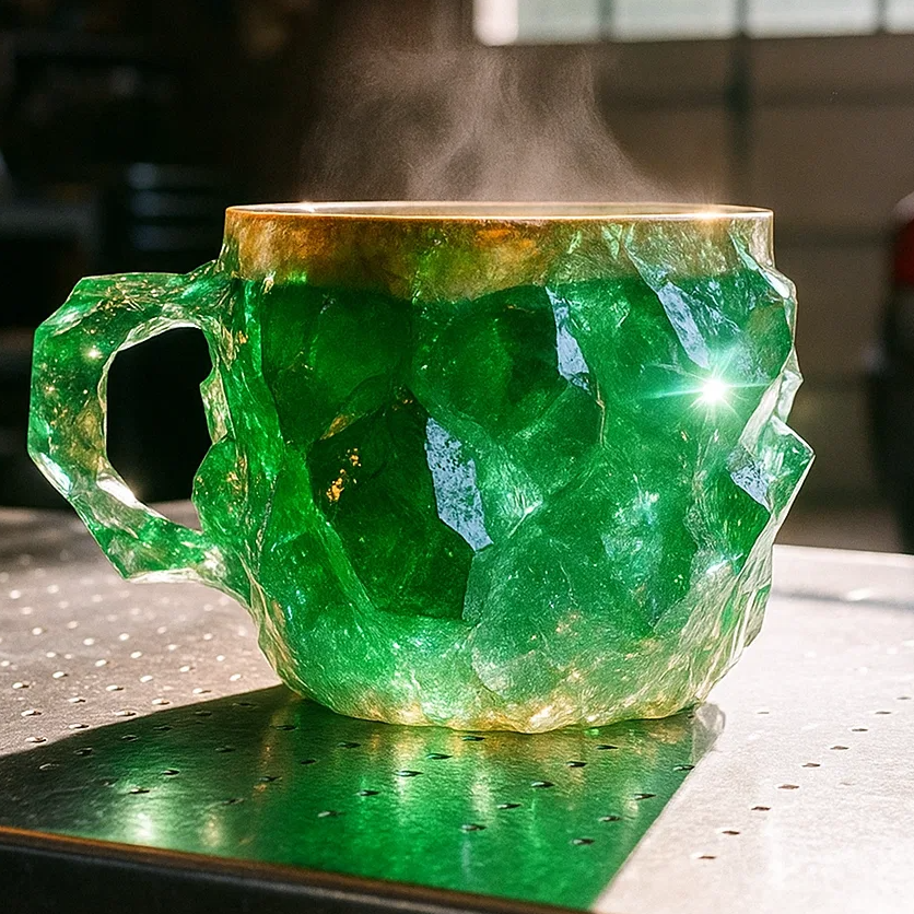 🏆Flash Sale 60% OFF - 💎Handmade Mineral Crystal Coffee Mugs