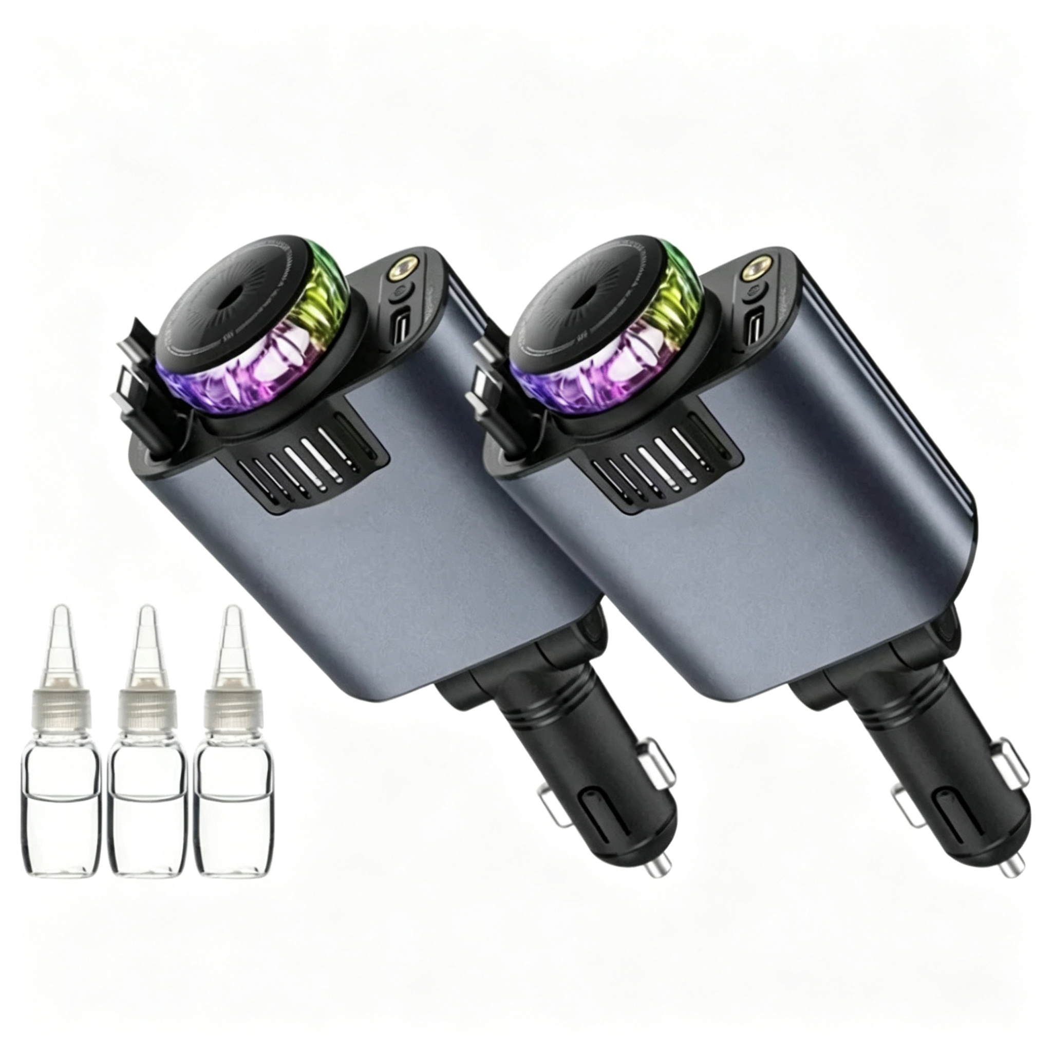 ⚡5-in-1 Charger & Aroma Diffuser & Starlight Ceiling