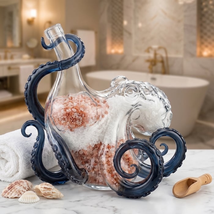 3D Sculpted Octopus Collector's Edition Bottle