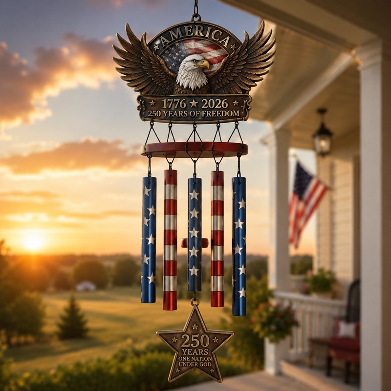 250 Years of Freedom™ Commemorate Wind Chime
