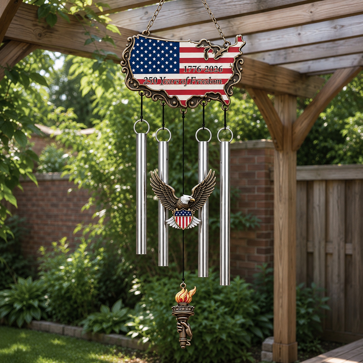 🇺🇸 250 Years of Freedom Memorial Wind Chime