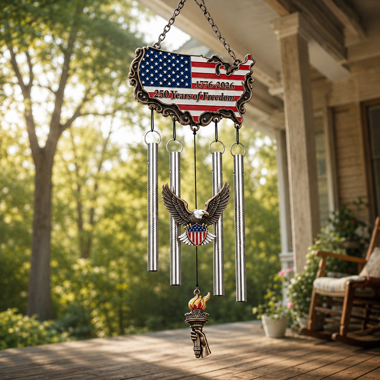 🇺🇸 250 Years of Freedom Memorial Wind Chime