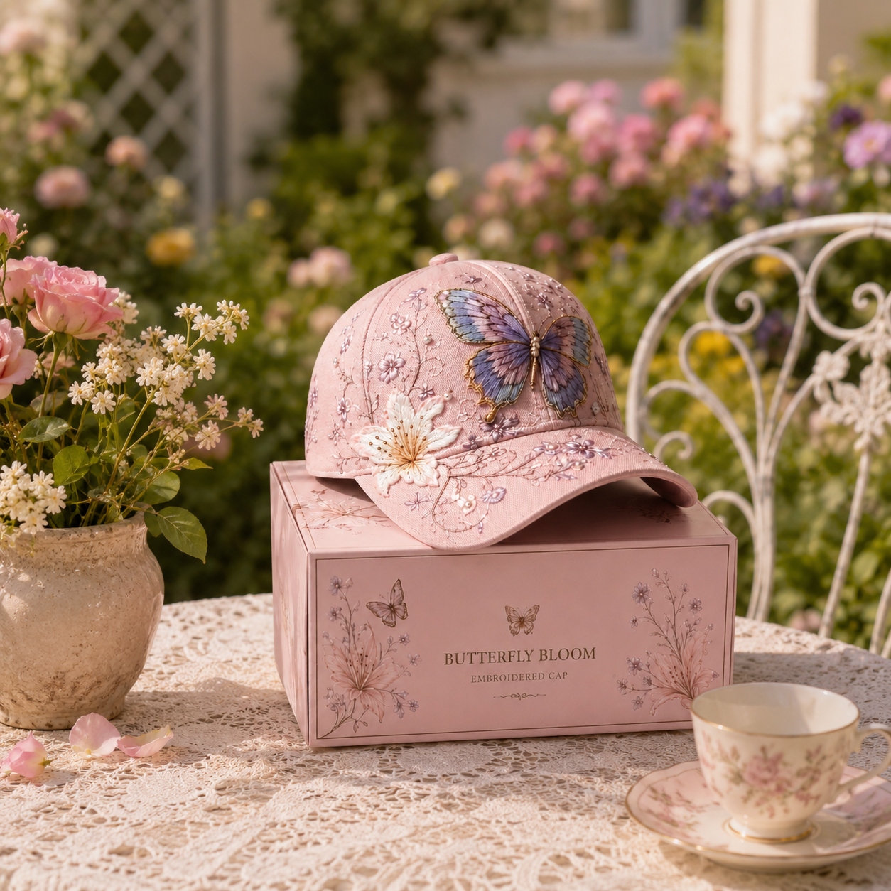 🦋 Metamorphosis Butterfly Cap: Wear Your Growth, Celebrate Feminine Strength
