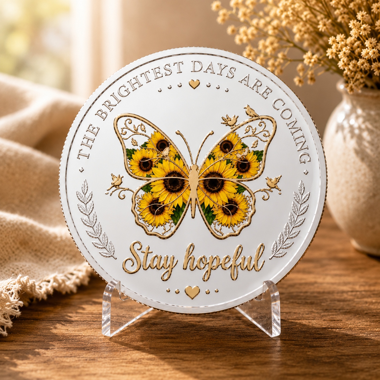 🦋 SUNFLOWER & BUTTERFLY HOPE COIN 