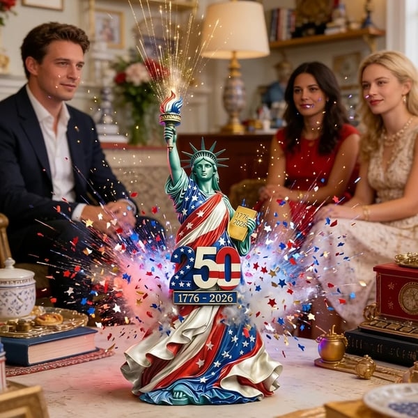 US 1776–2026 Liberty Statue🗽 Celebrate 250 Years of Freedom in Bold American Style 🔥