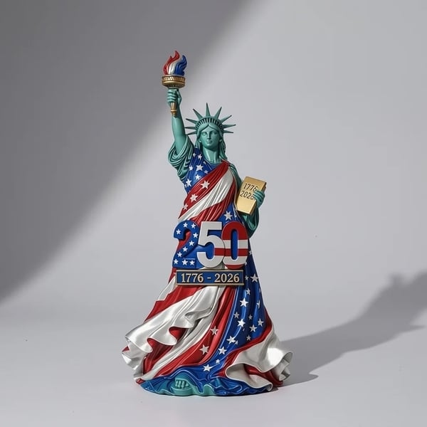 US 1776–2026 Liberty Statue🗽 Celebrate 250 Years of Freedom in Bold American Style 🔥