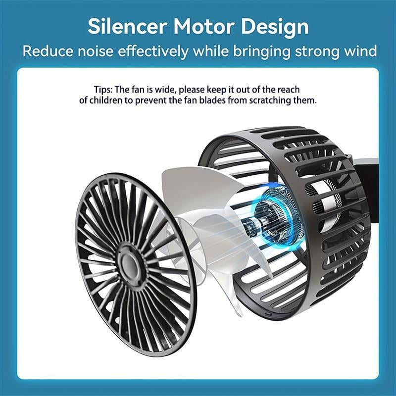 🔥Father's Day Gift - Adjustable Car Backseat Fan - BUY 2 FREE SHIPPING✈️