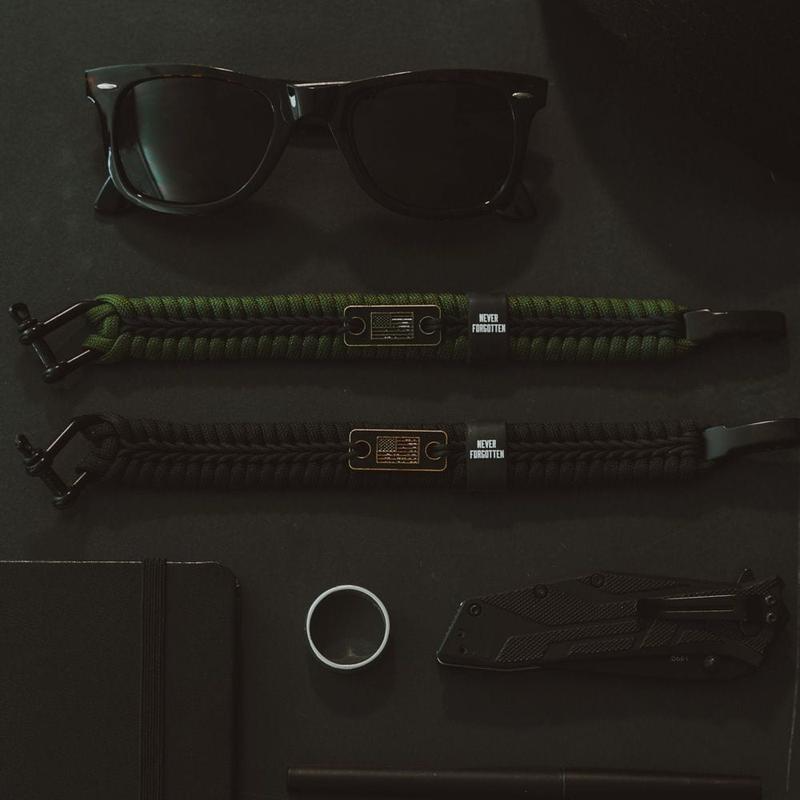 🎖️ Never Forgotten Paracord Bracelet: Honor, Utility, and Hope for Veterans