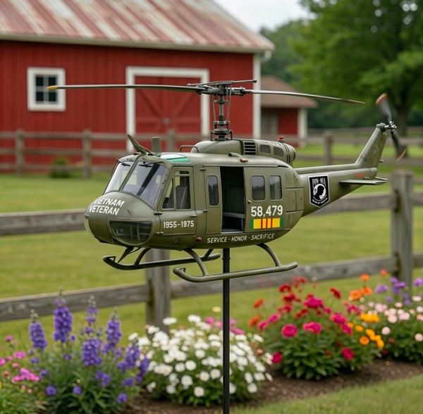 🏆Last Day Promo: 49% OFF 🎖️-Vietnam Veteran UH-1 Helicopter Wind Spinner