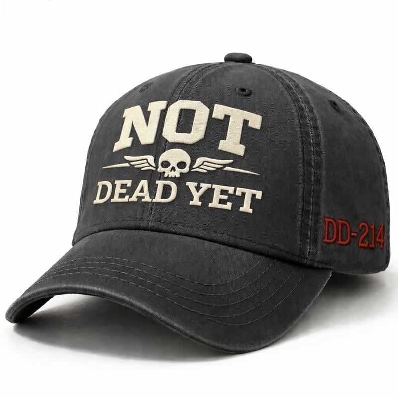 NOT DEAD YET Veteran Dad Hat