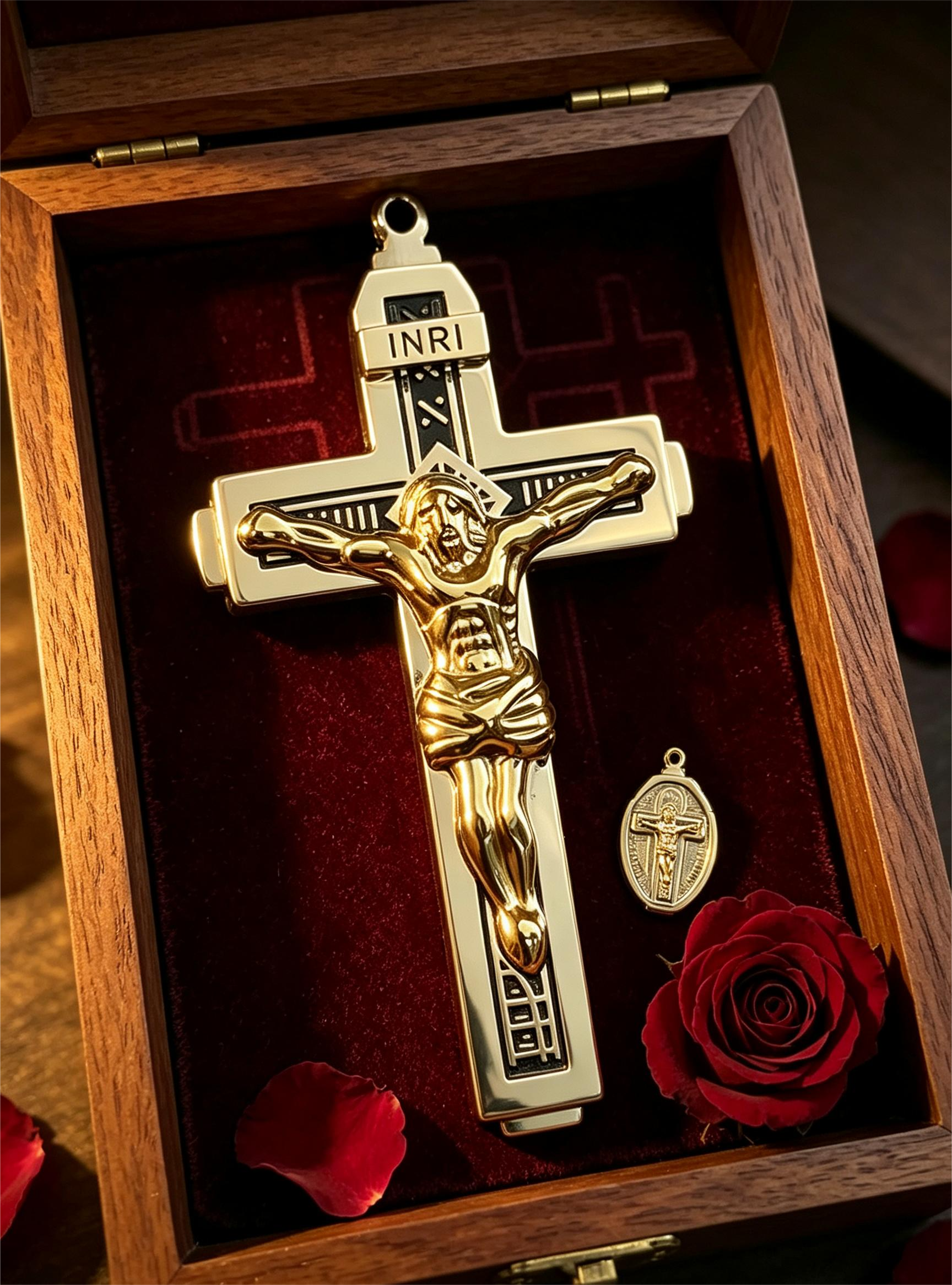 ✝️ Jesus Christ Gospel Cross – “Lord, Have Mercy on the World”