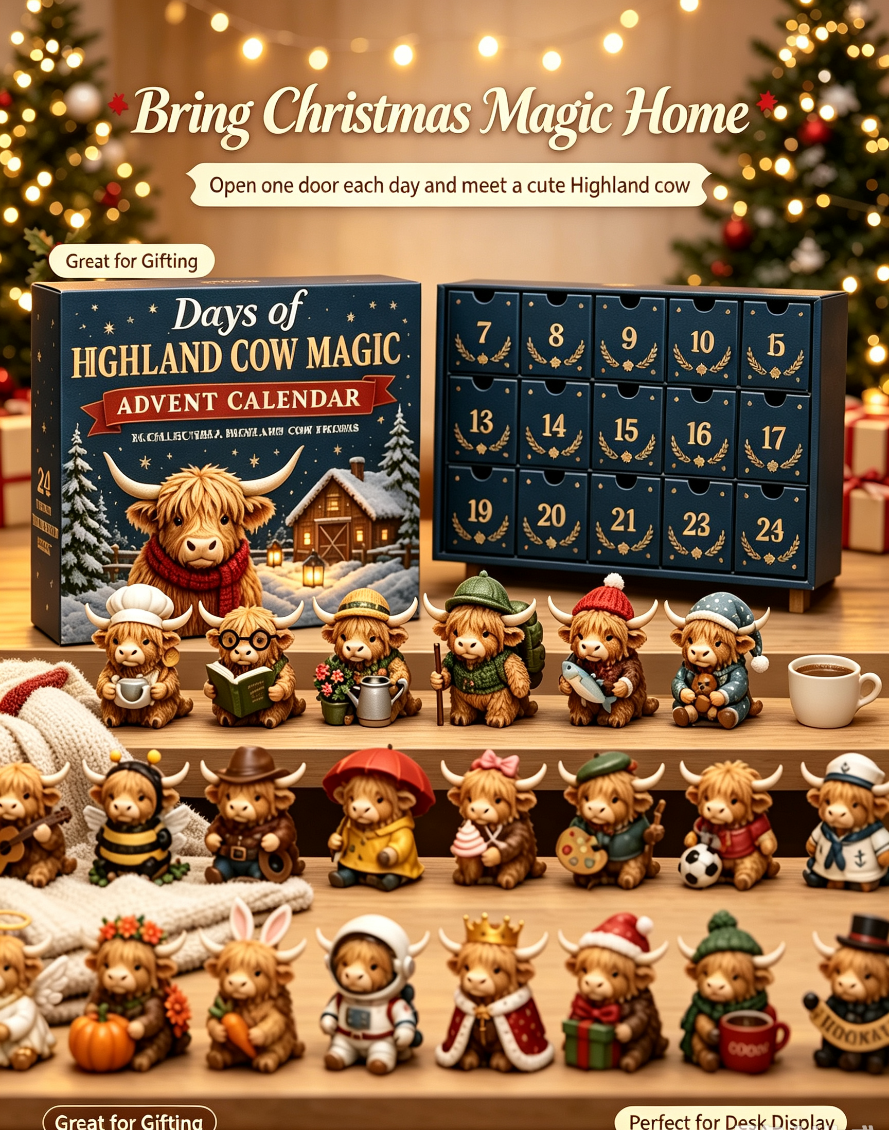 🐮 24 Days of Highland Cow Advent Calendar