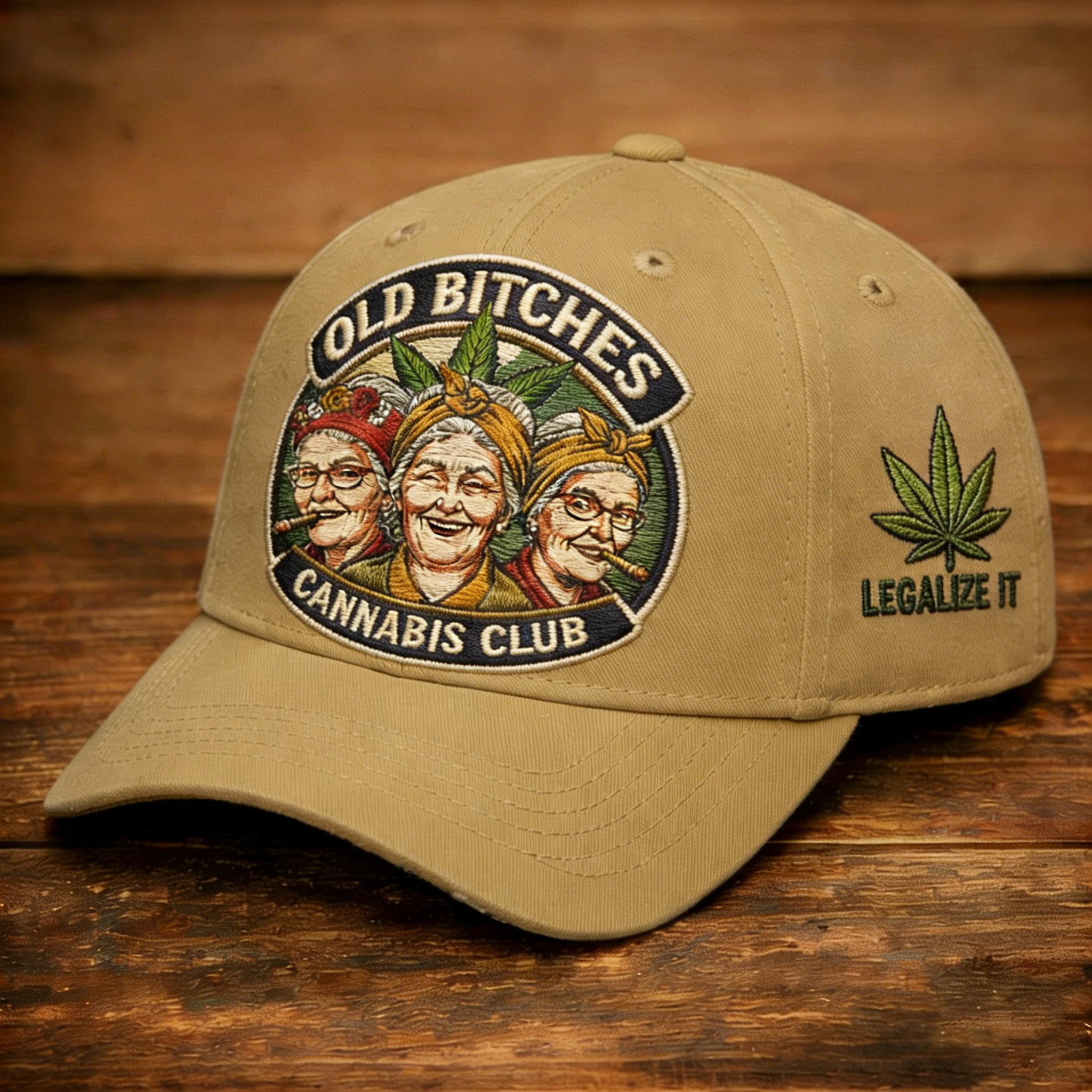 🏆Flash Sale 60% OFF - 🌿Old Bastards Cannabis Club Cap -BUY 2 FREE SHIPPING