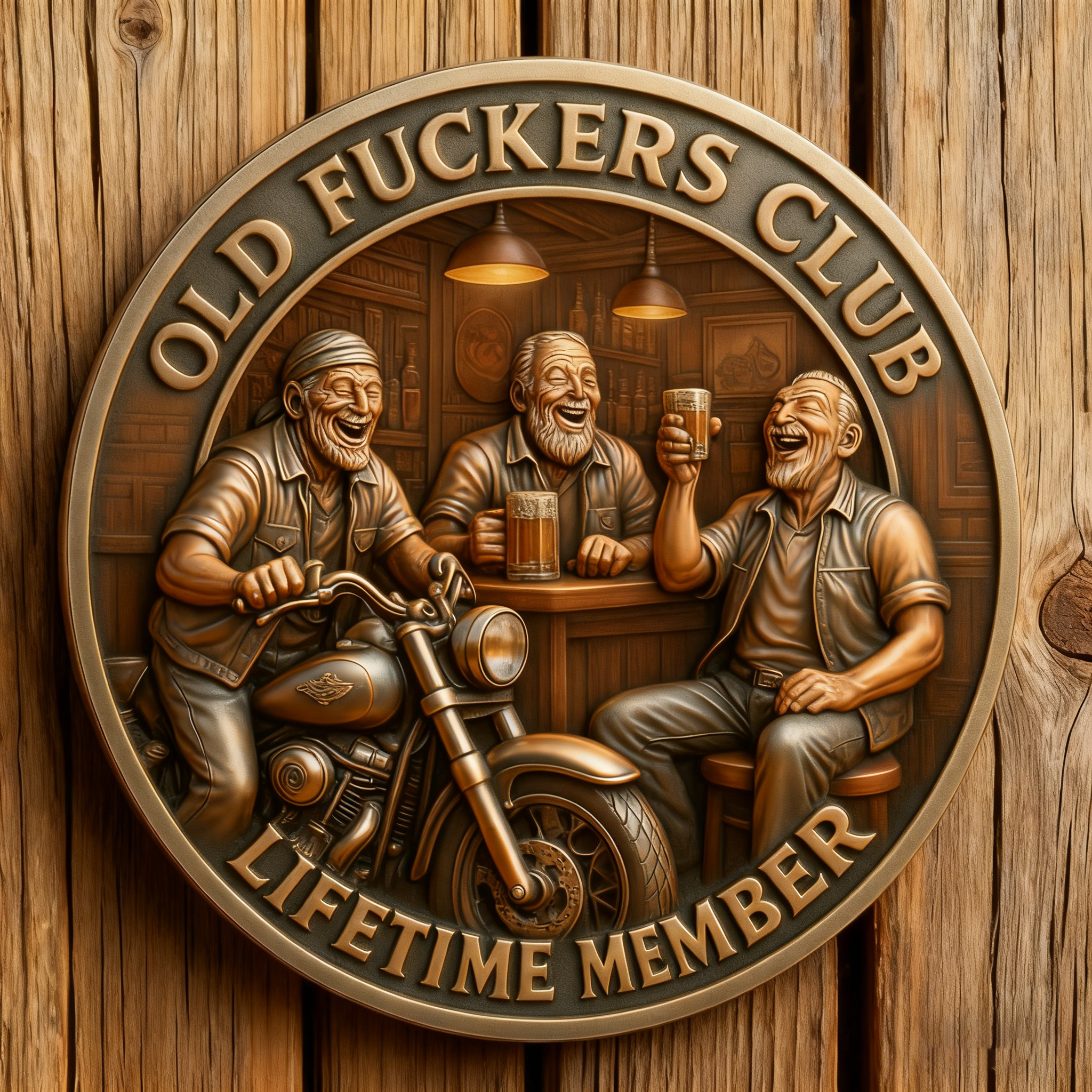 🎄Christmas HOT Sale 49% OFF -Old F*ckers Club – Lifetime Member Coin