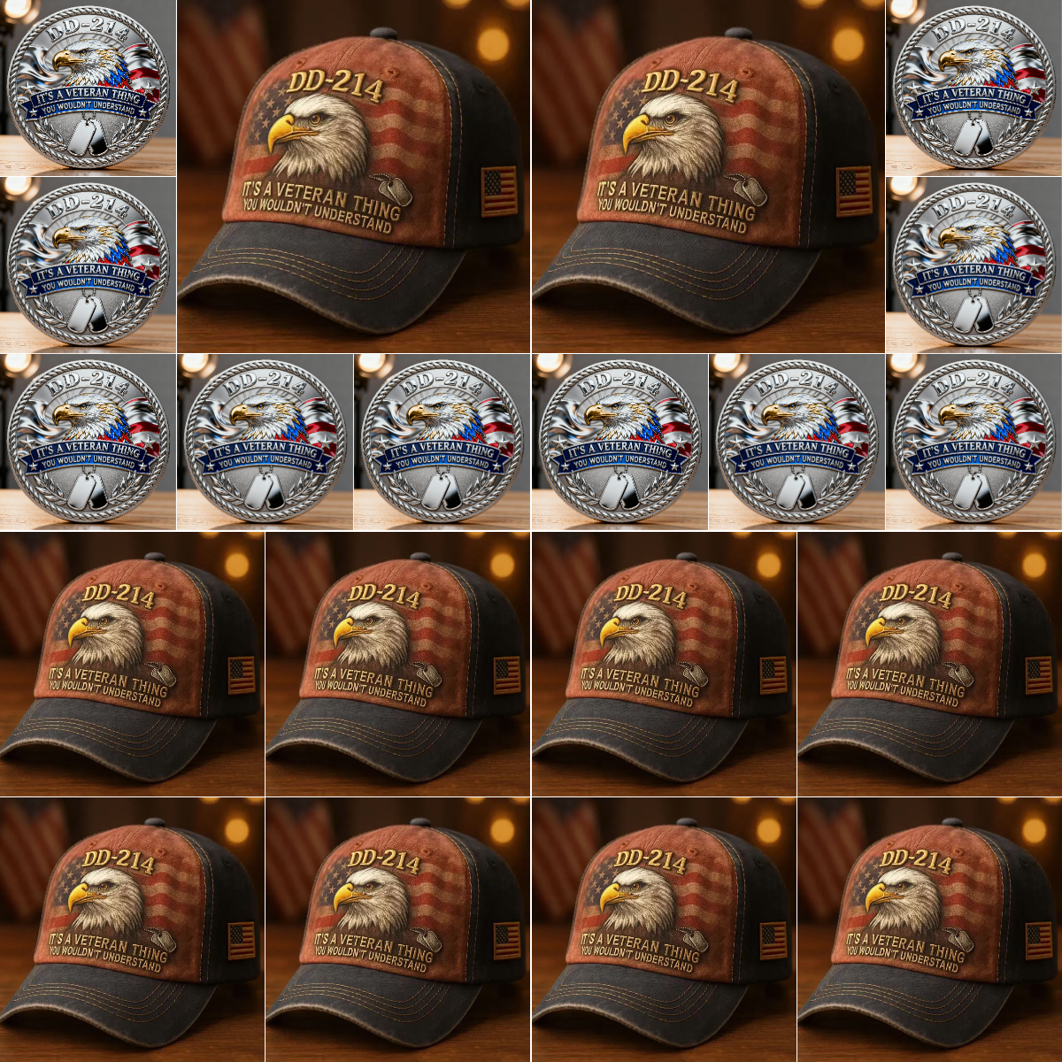 🏆Flash Sale 60% OFF - 🇺🇸 DD-214 Veteran Tribute Collection Set 🦅