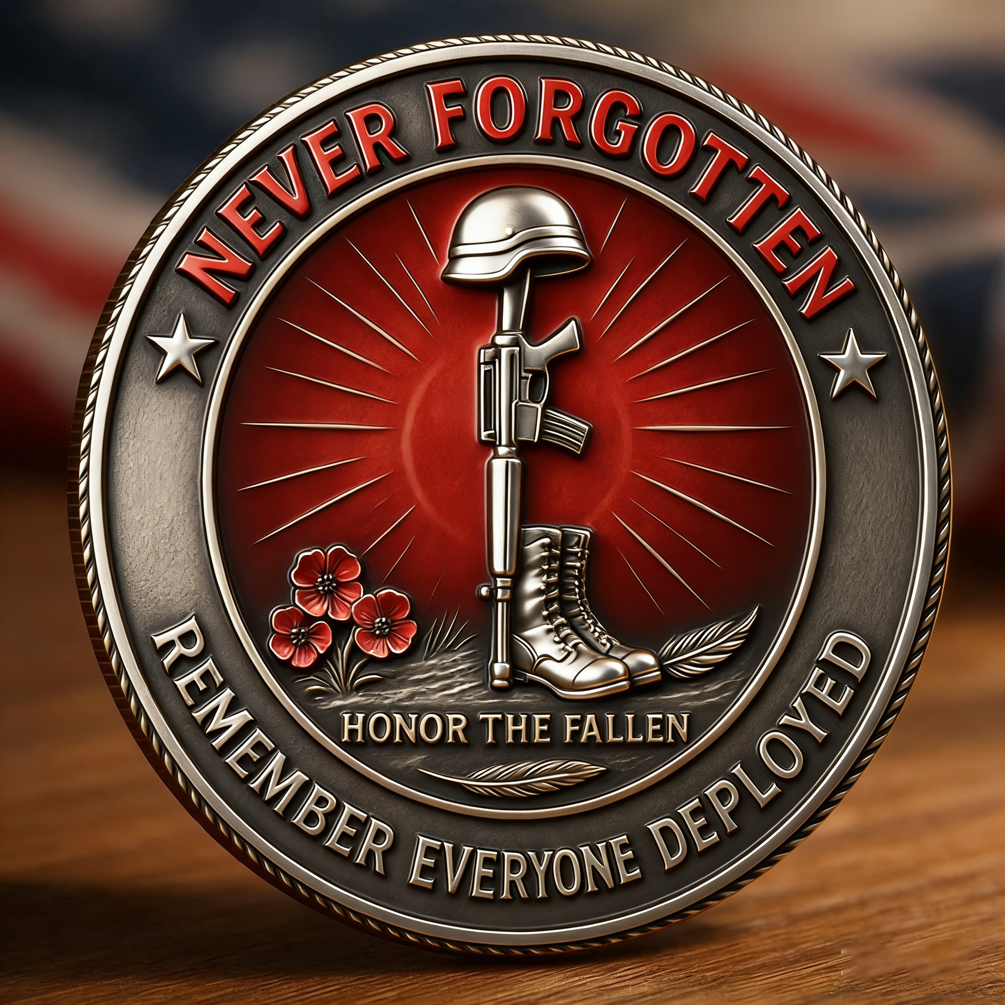 "Lest We Forget" Remembrance Coin