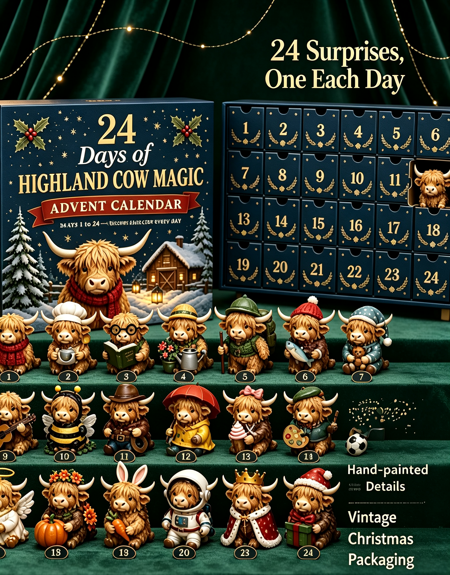 🐮 24 Days of Highland Cow Advent Calendar