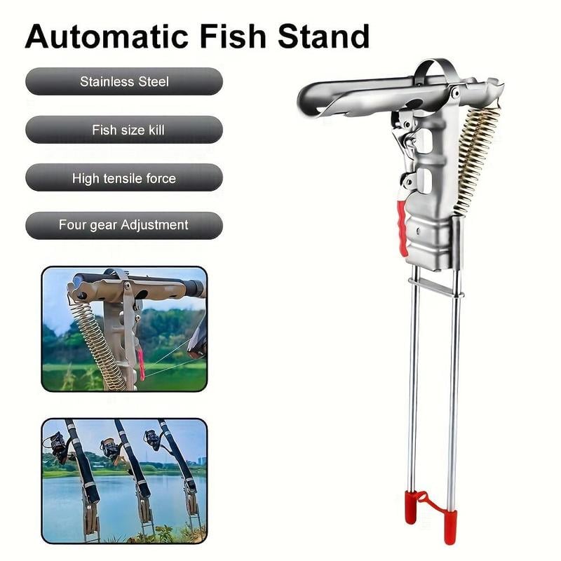 🔥⏰LAST DAY 49% OFF-🐟High Sensitivity Dual Spring Activation Fishing Rod Holder