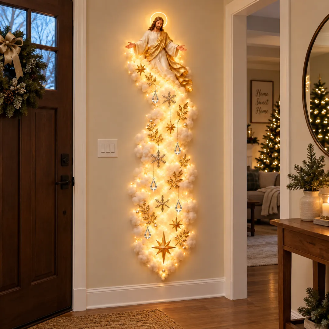 🎄 Christmas Blessing Cloud Trail Wall Light | FREE SHIPPING ✨