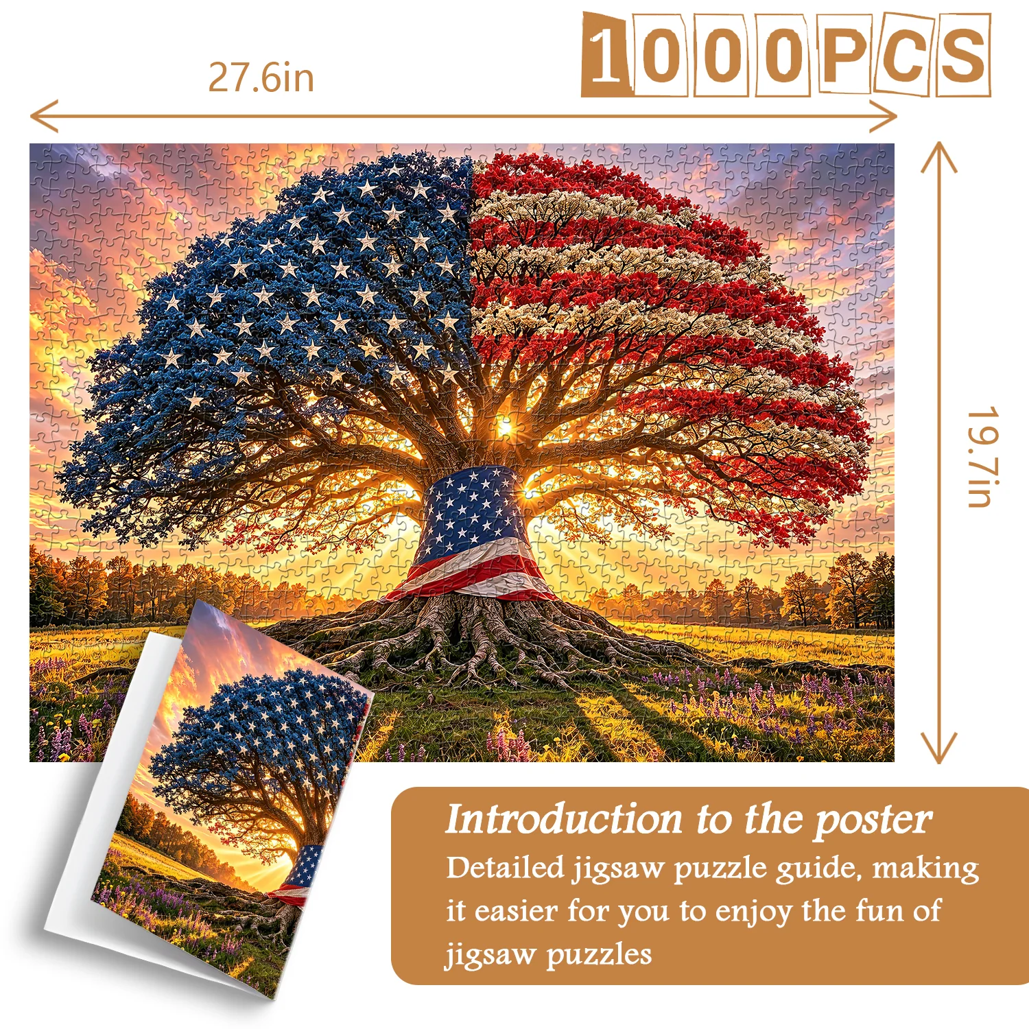 Liberty Root Oak Jigsaw Puzzle 1000 Piece