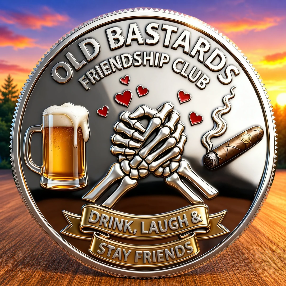 🪙 Old Friends Forever Coin – A Meaningful Gift for Lifelong Friendship