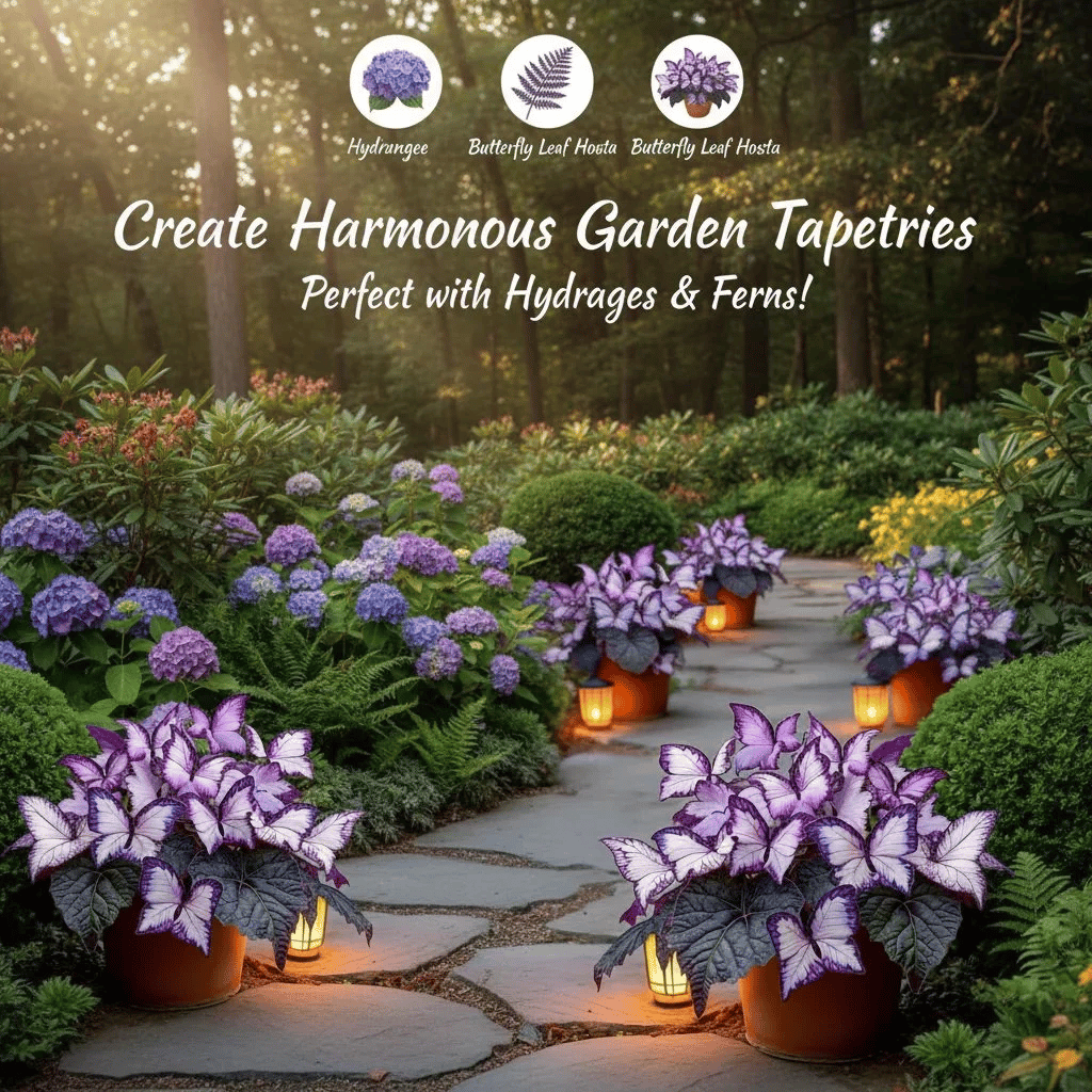 🔥Last Day 49% OFF 🍃🦋 Butterfly Leaf Hosta Seeds: Add a Touch of Whimsy to Your Garden!