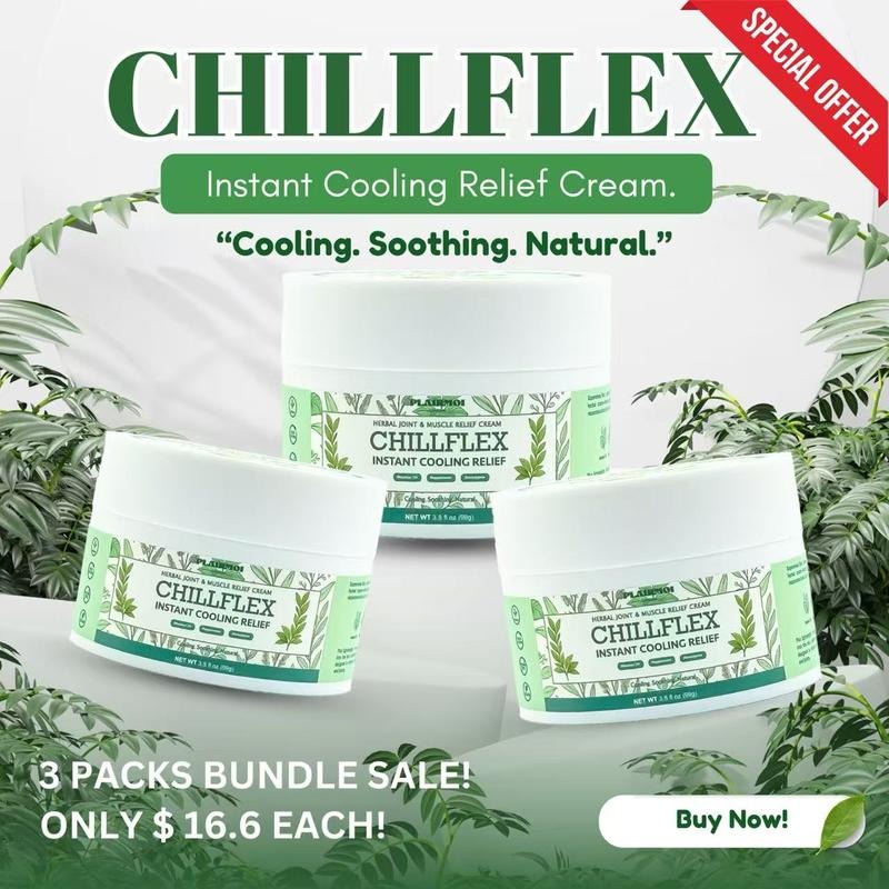 CHILLFLEX 3% Menthol Pain Relief Gel 100g
