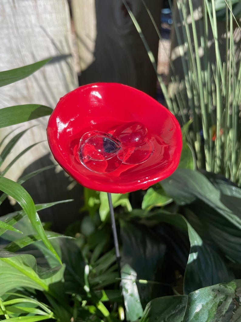 🎖️July 4th Flash Sale: 50% OFF -Handmade Poppy Flower Cups for pollinators