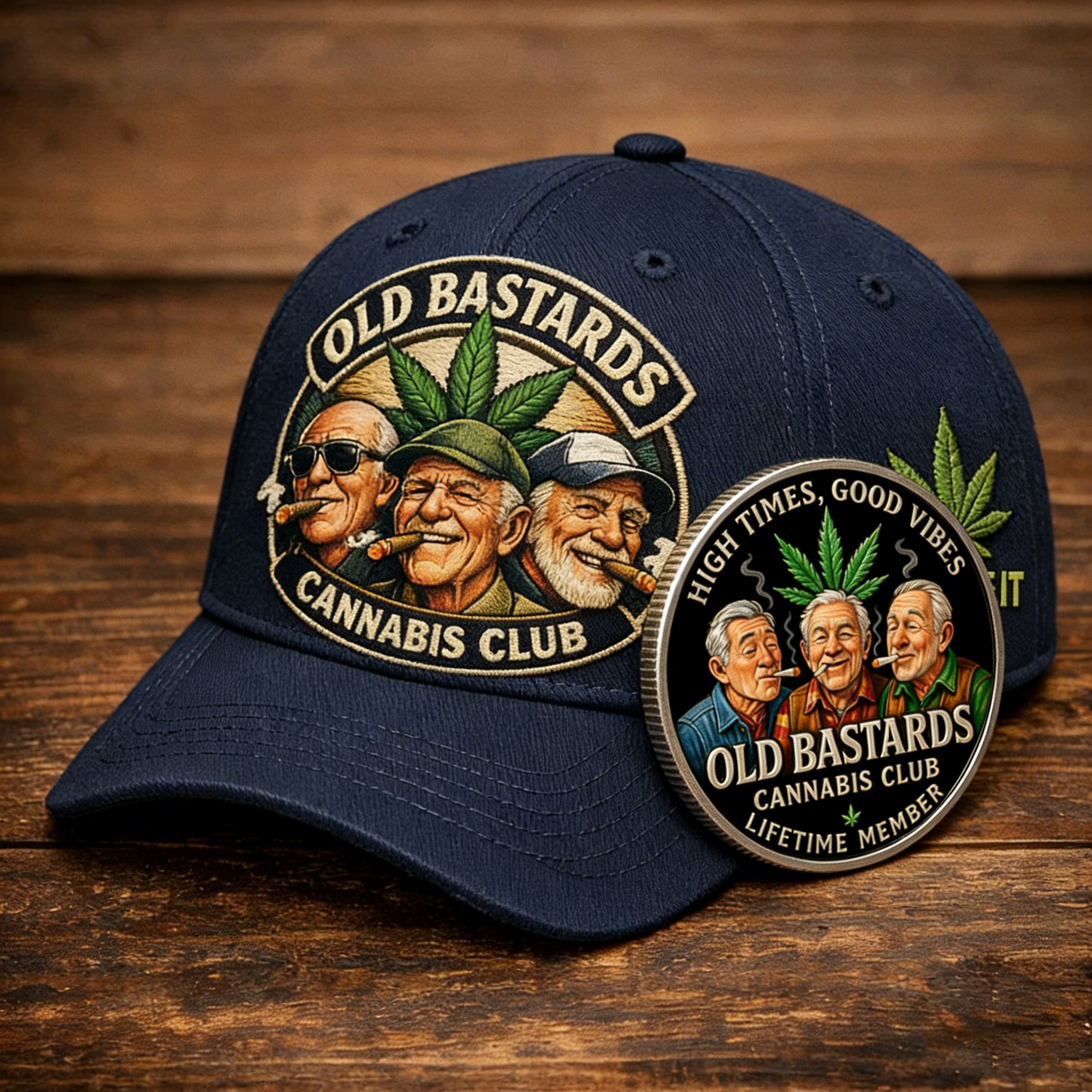 🏆Flash Sale 60% OFF - 🌿Old Bastards Cannabis Club Cap -BUY 2 FREE SHIPPING