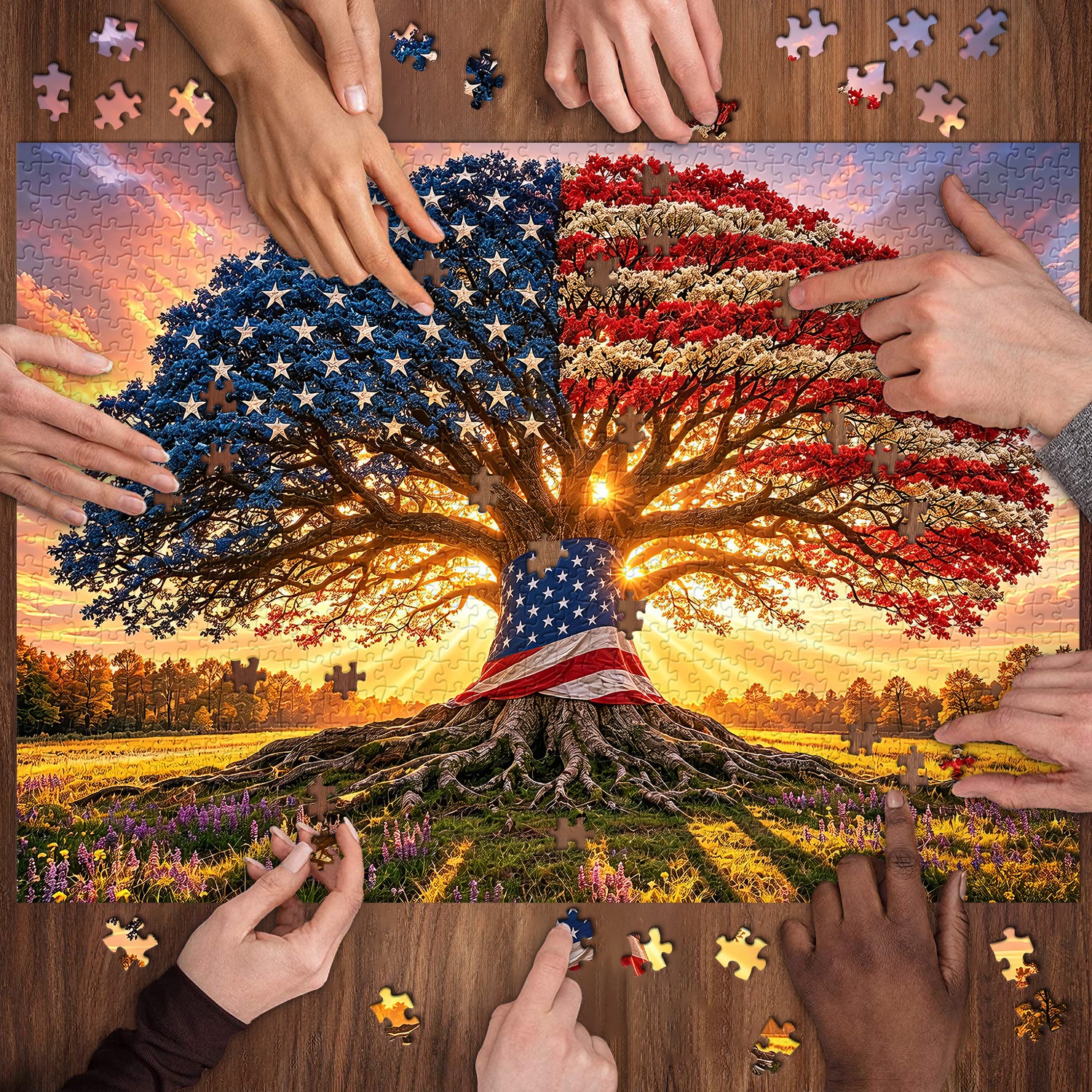 Liberty Root Oak Jigsaw Puzzle 1000 Piece