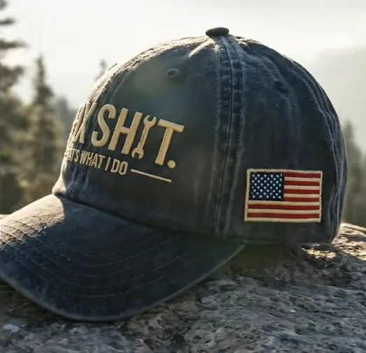 I Fix Sh*t That's What I Do Embroidery Cap