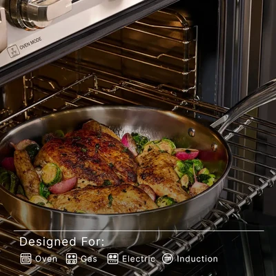 👉 🔥 Titanium Hammered Nonstick Pan – Oven & Induction Ready