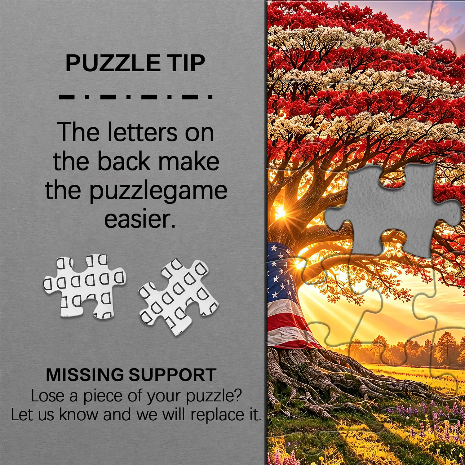 Liberty Root Oak Jigsaw Puzzle 1000 Piece