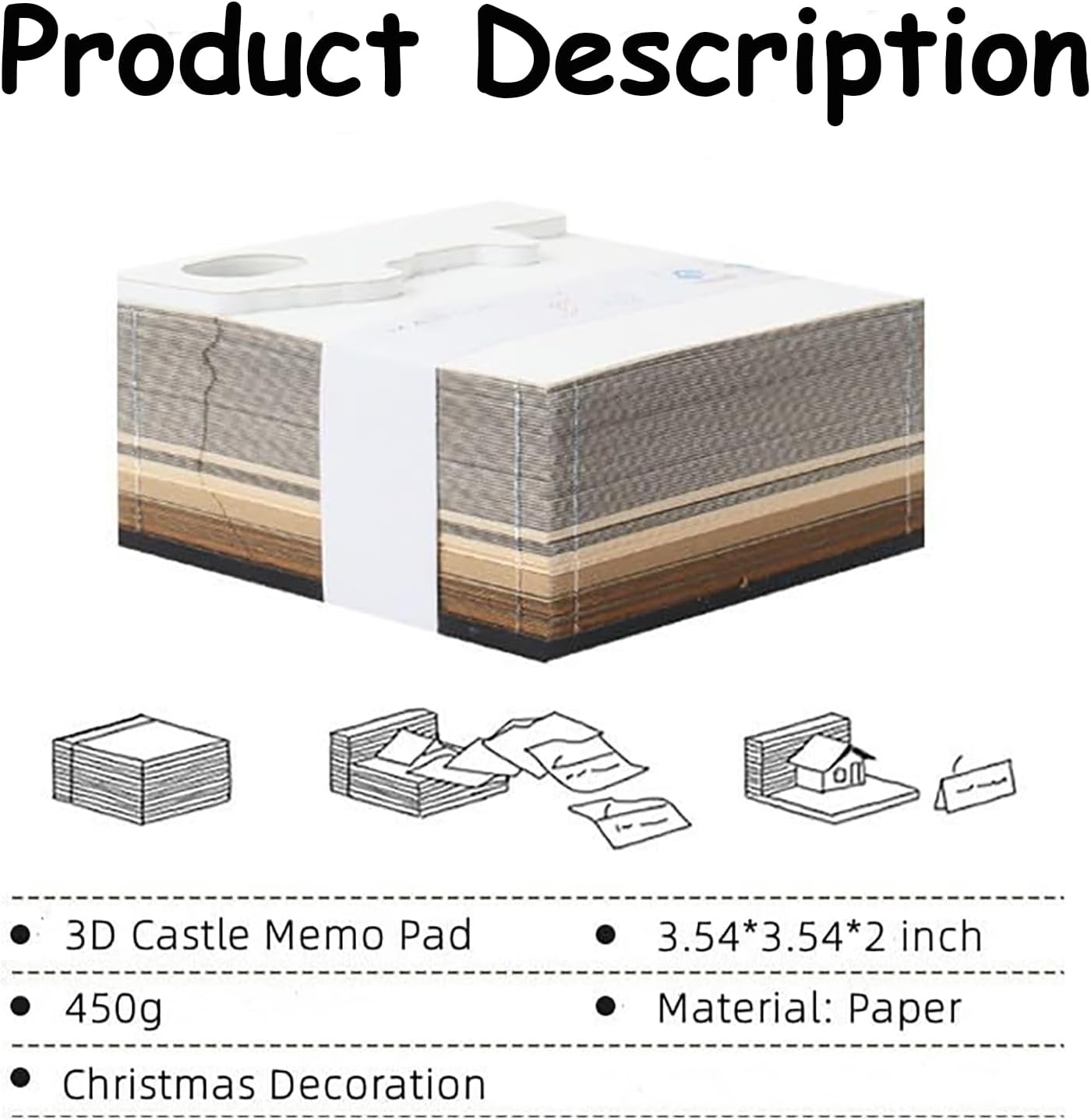 2025 Desk Calendar With LED Lights
