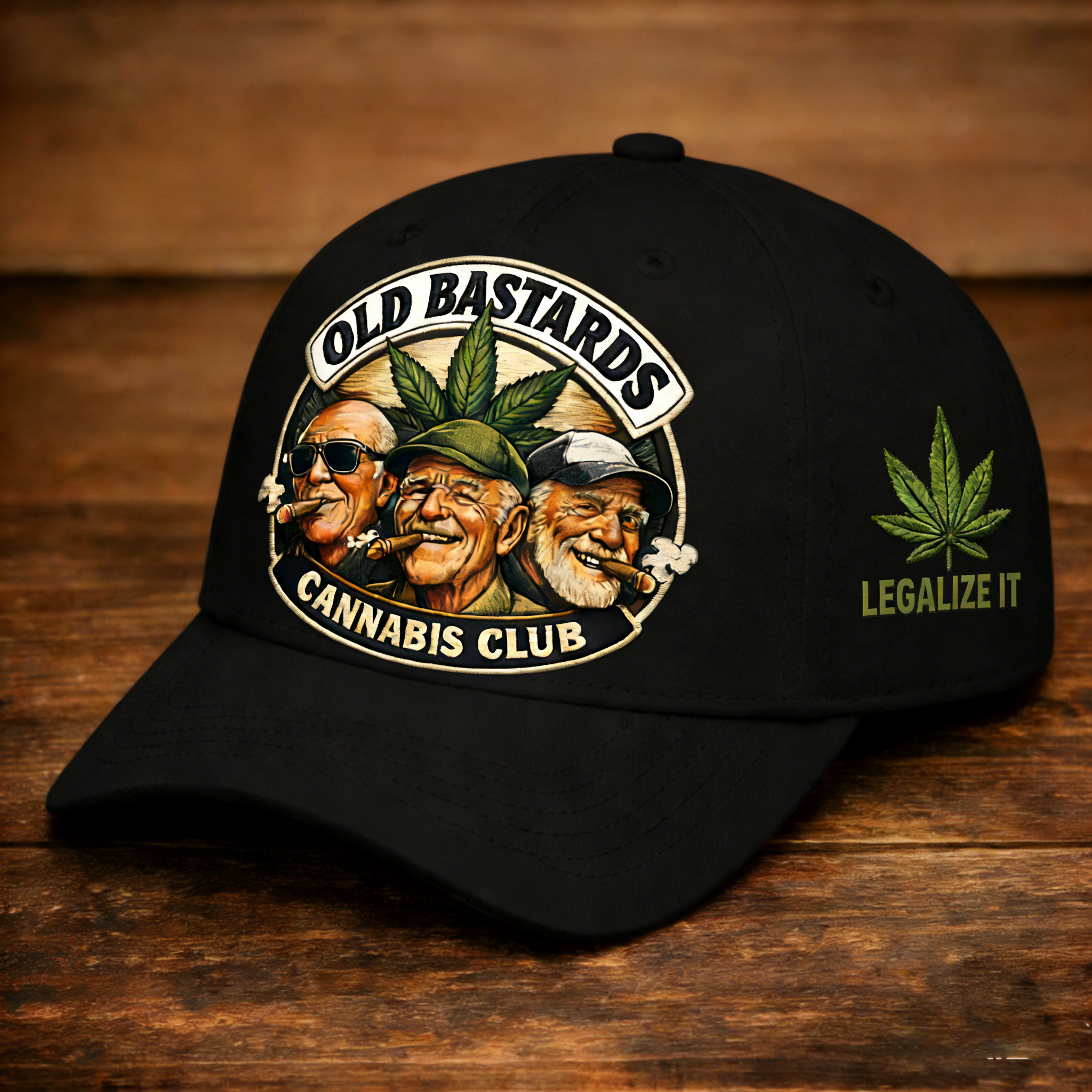 🏆Flash Sale 60% OFF - 🌿Old Bastards Cannabis Club Cap -BUY 2 FREE SHIPPING