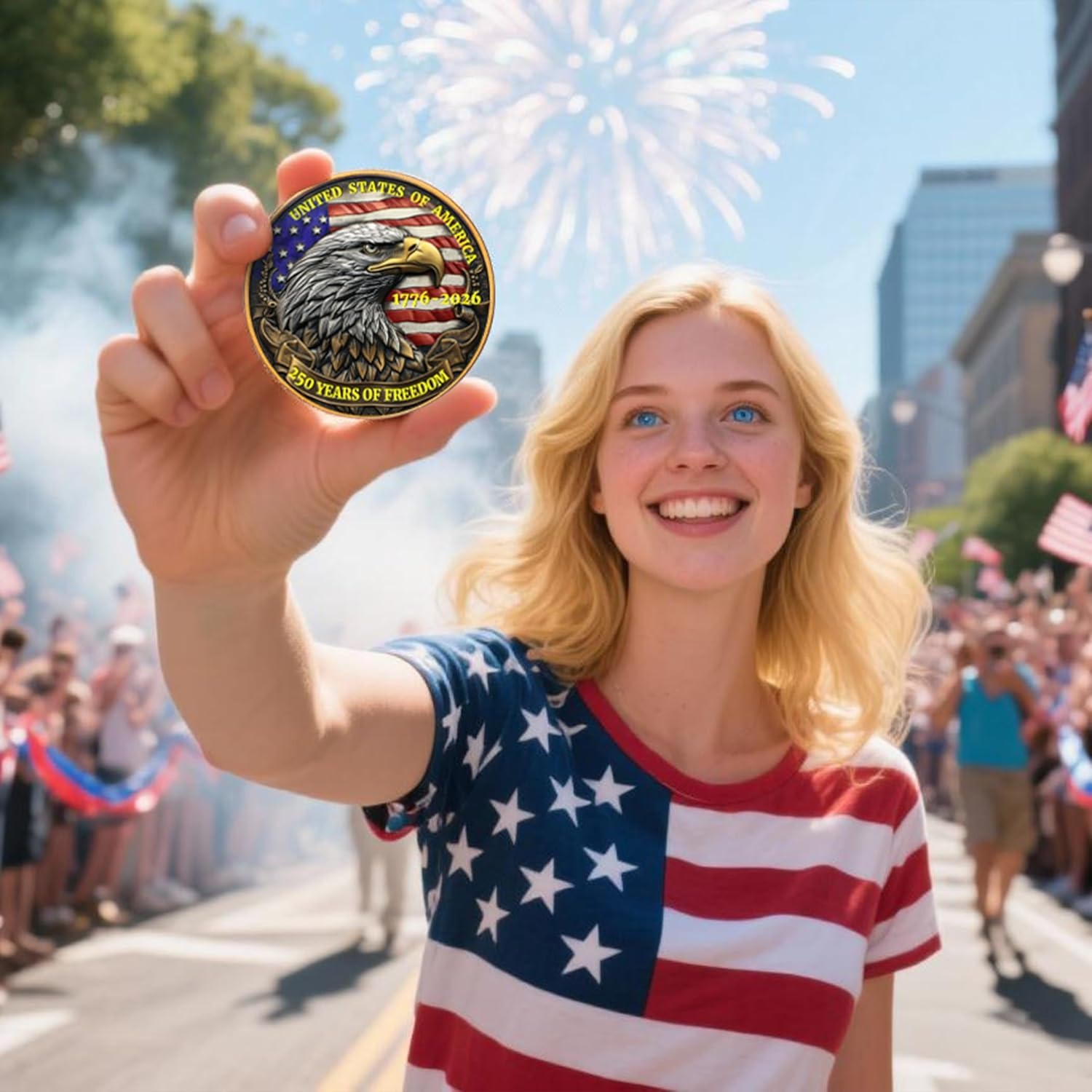 250 Years of Freedom: U.S. Commemorative Coin (1776–2026)