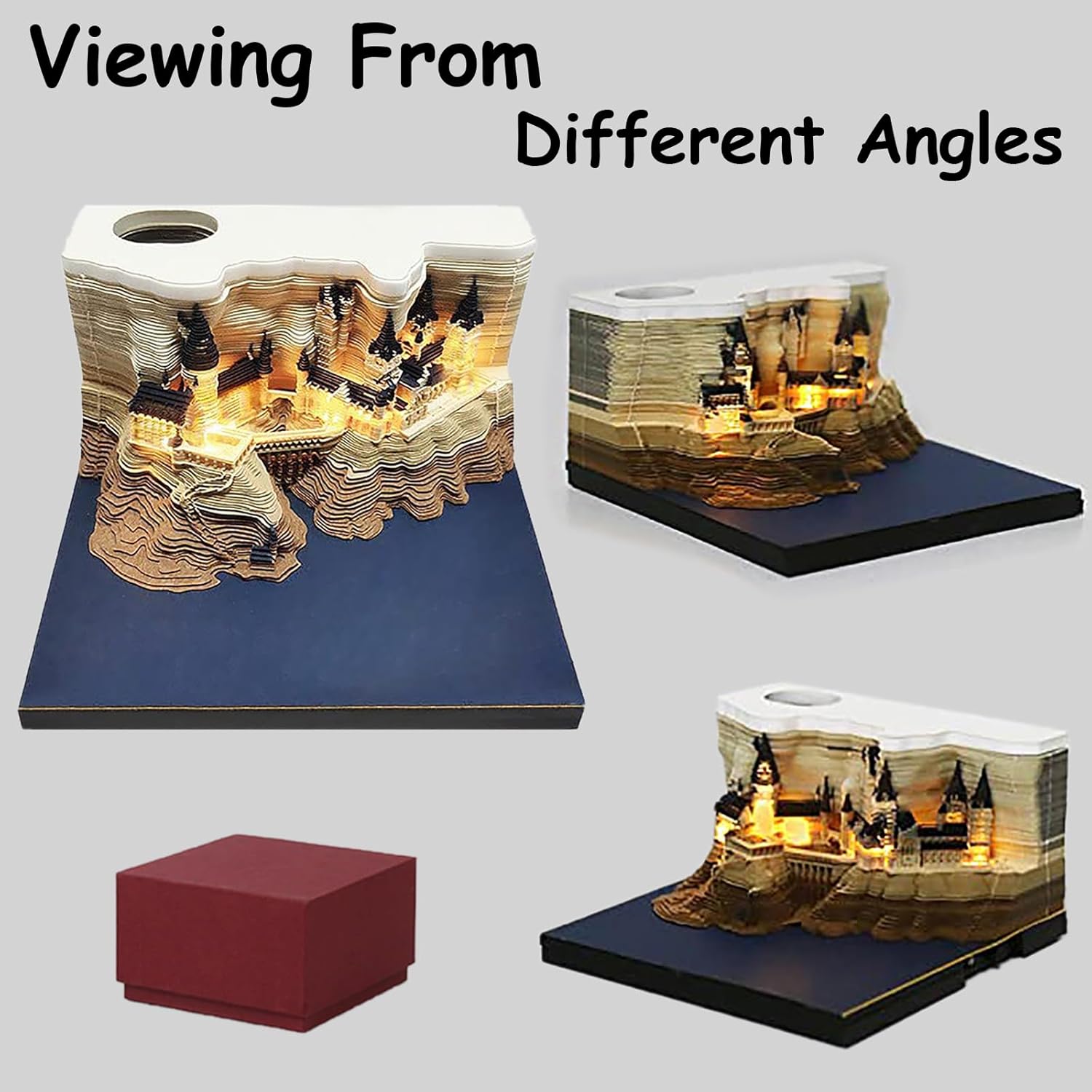 2025 Desk Calendar With LED Lights