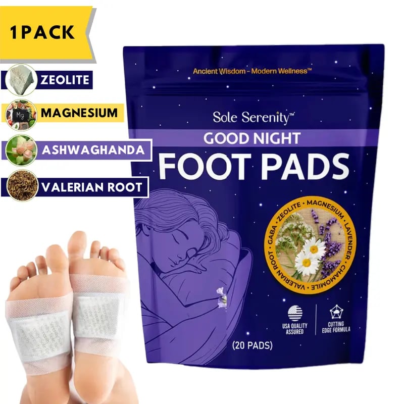 Sole Serenity Zeolite and Ashwagandha Good Night Sleep Detox Foot Pads