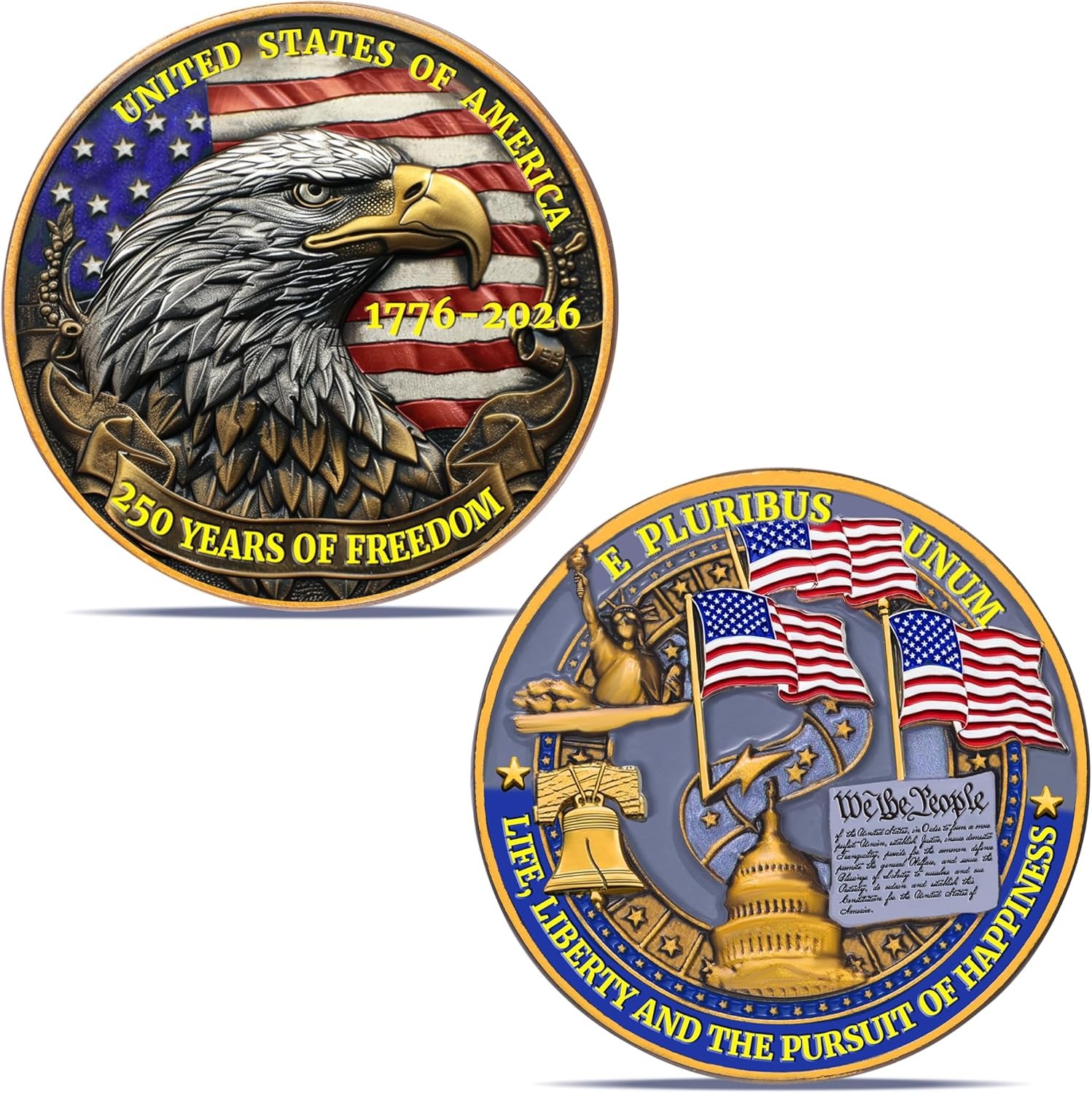 250 Years of Freedom: U.S. Commemorative Coin (1776–2026)