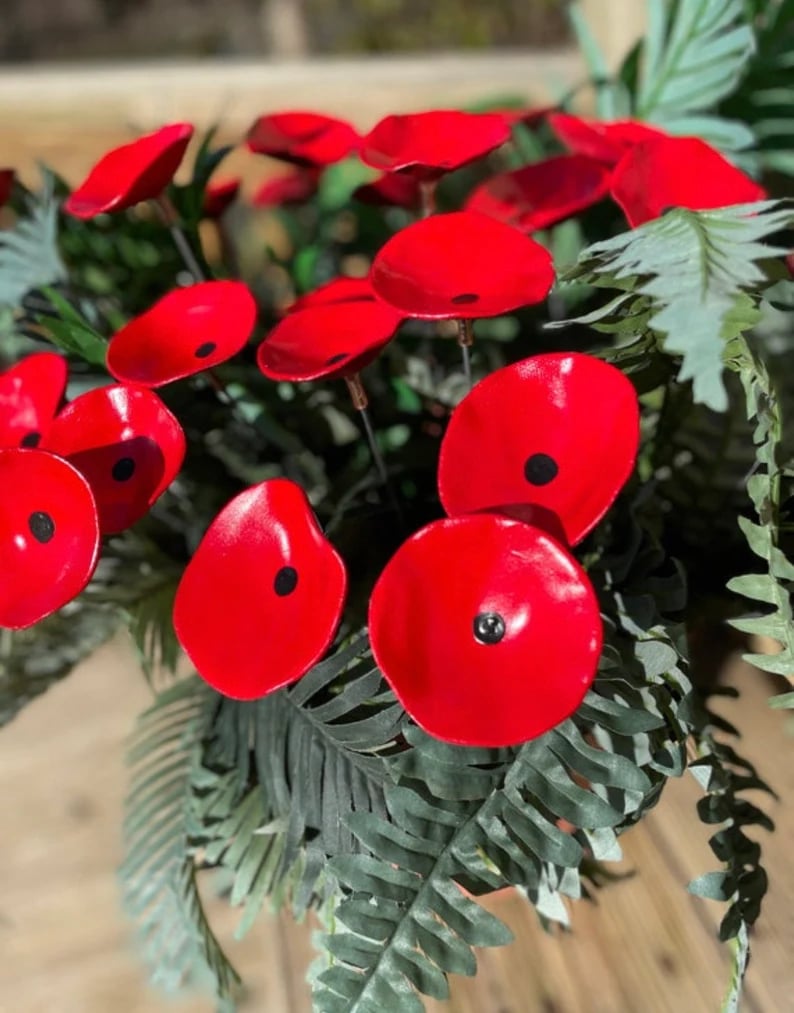 🎖️July 4th Flash Sale: 50% OFF -Handmade Poppy Flower Cups for pollinators