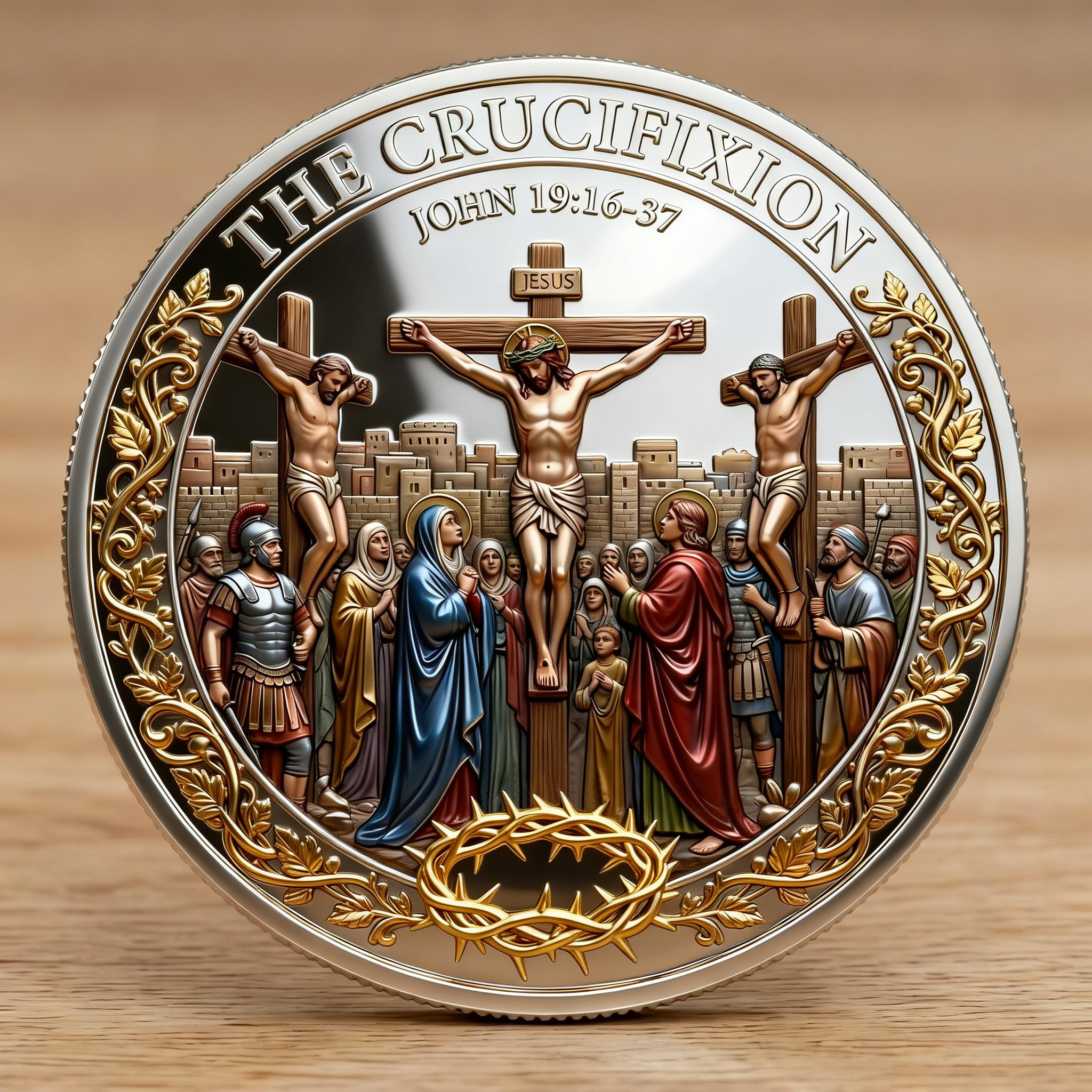 🎁Last Day 60% OFF - The Crucifixion of Jesus Christ Commemorative Coin