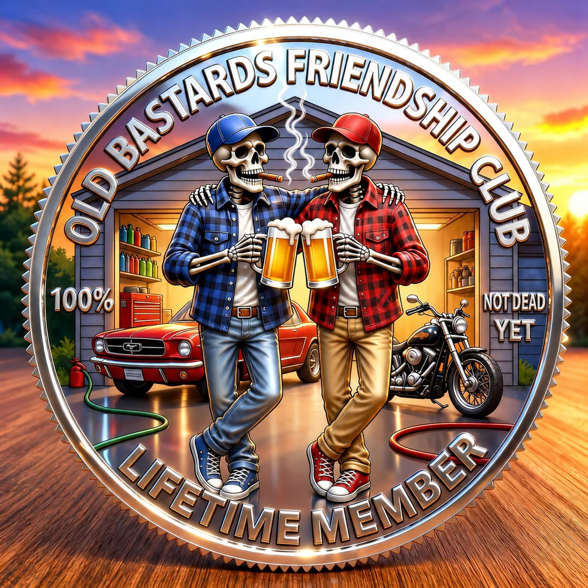 🪙 Old Friends Forever Coin – A Meaningful Gift for Lifelong Friendship
