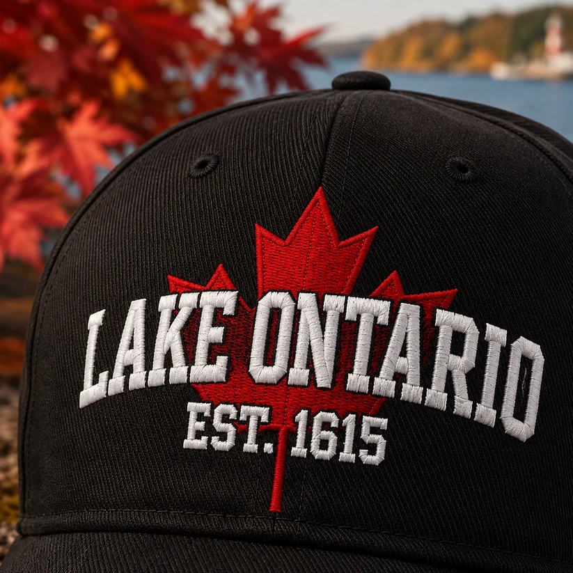 🔥LAST DAY 50% OFF - 🍁Lake Ontario Forever – Heritage Embroidered Cap (🧢100% Cotton)
