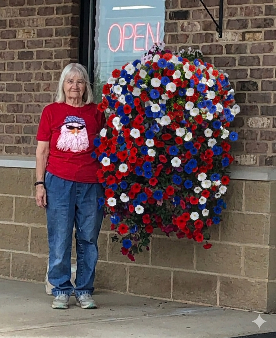 🌸Last Day Sale 49% OFF💐 UV Simulation Red, White & Blue Artificial Petunias