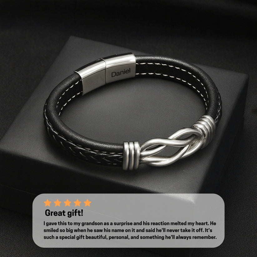 ❤️ For My Family – Infinite Love Bracelet Set | A Bond That Never Ends