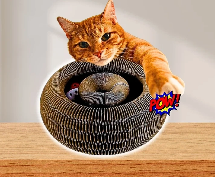 🐱 Shape-Shifting Cat Toy – Transformable Interactive Puzzle with Rolling Balls