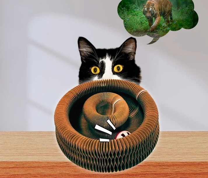 🐱 Shape-Shifting Cat Toy – Transformable Interactive Puzzle with Rolling Balls