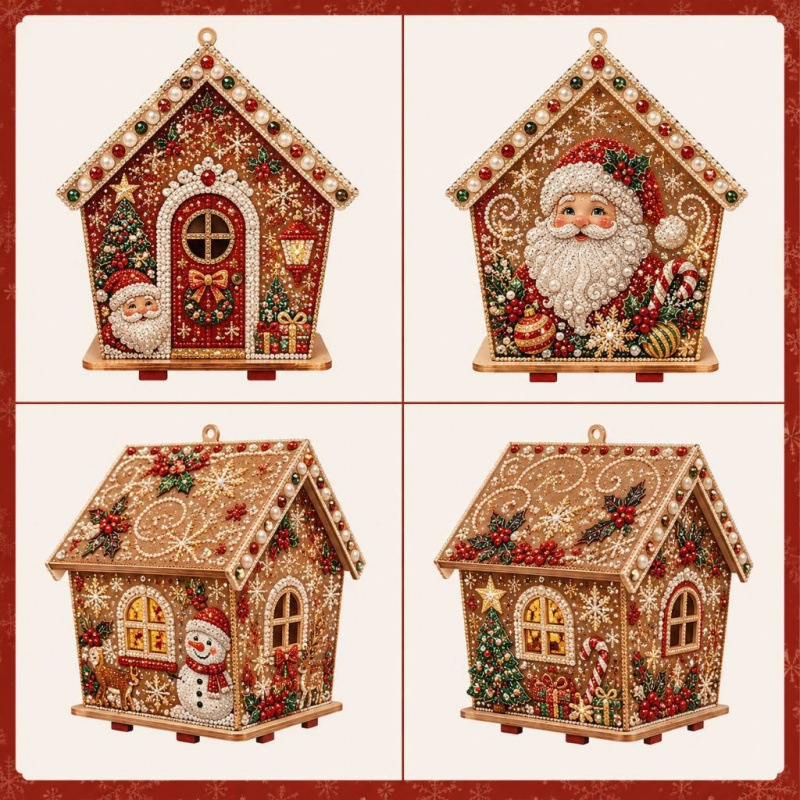 Christmas DIY Pearl Building Kit 🎄✨
